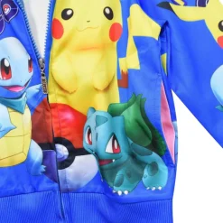 Pkm.store Herbst & Winter-Pokemon Kinder Kapuzensweatjacke