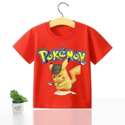 Pkm.store Sommer-Pokemon Kinder Pikachu T-Shirt Fur Den Sommer Viele Motive