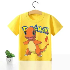 Pkm.store Sommer-Pokemon Kinder Pikachu T-Shirt Fur Den Sommer Viele Motive