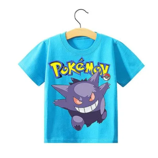 Pkm.store Sommer-Pokemon Kinder Pikachu T-Shirt Fur Den Sommer Viele Motive