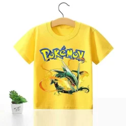 Pkm.store Sommer-Pokemon Kinder Pikachu T-Shirt Fur Den Sommer Viele Motive