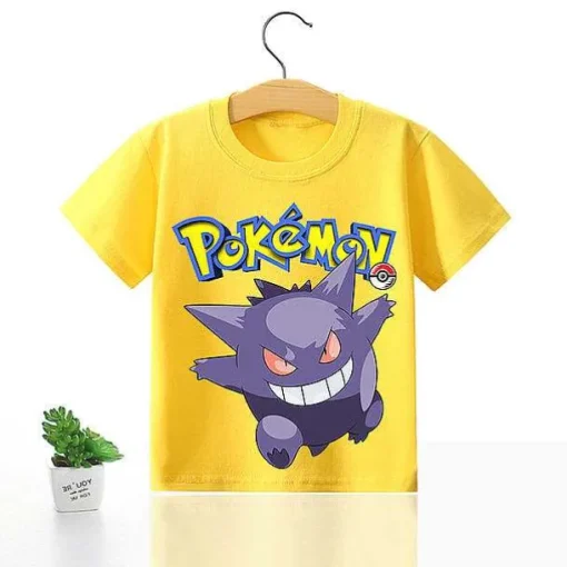 Pkm.store Sommer-Pokemon Kinder Pikachu T-Shirt Fur Den Sommer Viele Motive