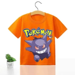 Pkm.store Sommer-Pokemon Kinder Pikachu T-Shirt Fur Den Sommer Viele Motive
