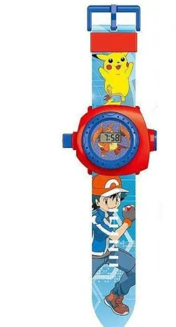 Pkm.store Uhren Und Wecker-Pokemon Kinder Uhr Mit Projektor