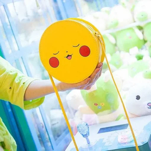 Pkm.store Sonstiges Merchandise-Pokemon Kleine Runde Handtasche Mit Pikachu Motiv