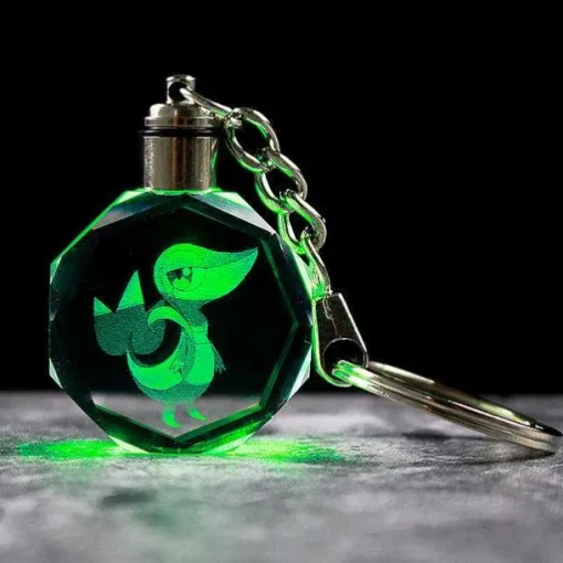 Pkm.store Pokemon Schmuck-Pokemon Kristall Anhanger Mit 3D Effekt - Viele Motive