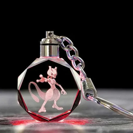 Pkm.store Pokemon Schmuck-Pokemon Kristall Anhanger Mit 3D Effekt - Viele Motive