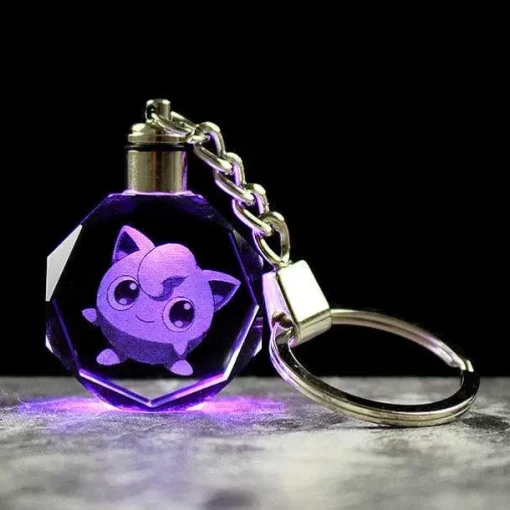 Pkm.store Pokemon Schmuck-Pokemon Kristall Anhanger Mit 3D Effekt - Viele Motive