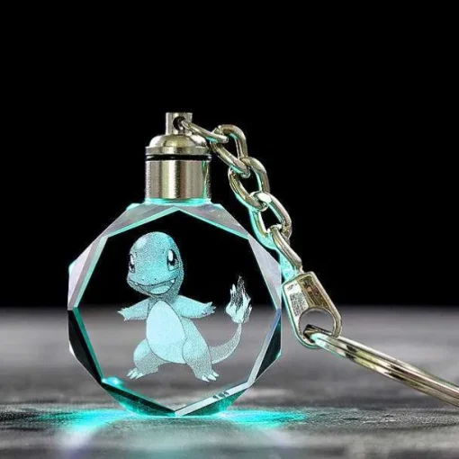 Pkm.store Pokemon Schmuck-Pokemon Kristall Anhanger Mit 3D Effekt - Viele Motive