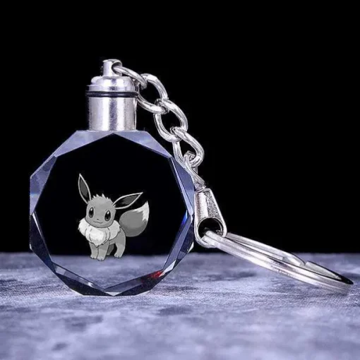 Pkm.store Pokemon Schmuck-Pokemon Kristall Anhanger Mit 3D Effekt - Viele Motive
