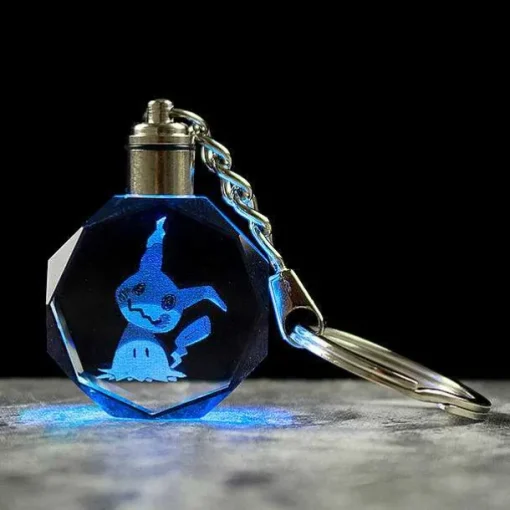 Pkm.store Pokemon Schmuck-Pokemon Kristall Anhanger Mit 3D Effekt - Viele Motive