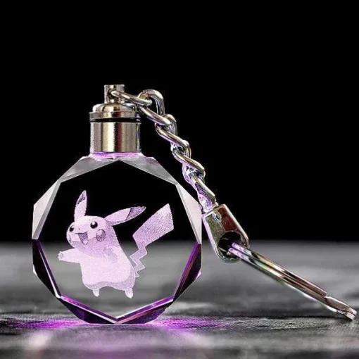 Pkm.store Pokemon Schmuck-Pokemon Kristall Anhanger Mit 3D Effekt - Viele Motive