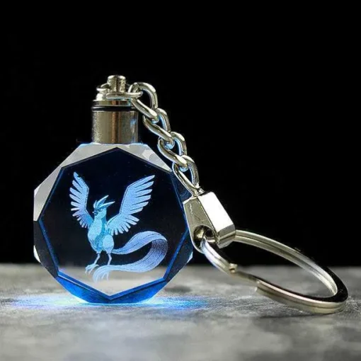 Pkm.store Pokemon Schmuck-Pokemon Kristall Anhanger Mit 3D Effekt - Viele Motive