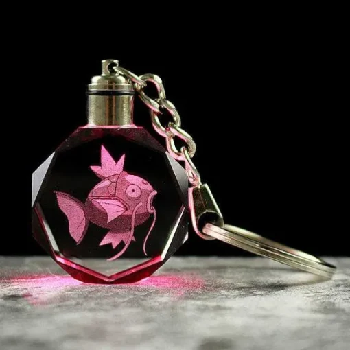 Pkm.store Pokemon Schmuck-Pokemon Kristall Anhanger Mit 3D Effekt - Viele Motive