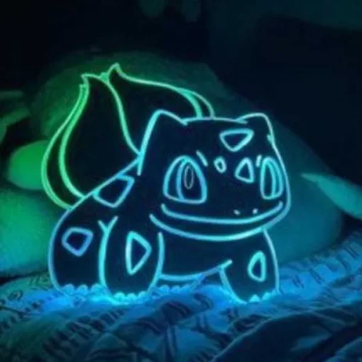Pkm.store Pokemon Lampen & Nachtlichter-Pokemon Led Neonlicht Wandlampe