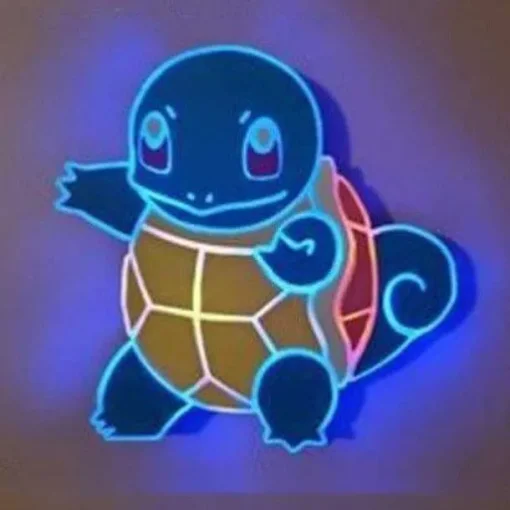 Pkm.store Pokemon Lampen & Nachtlichter-Pokemon Led Neonlicht Wandlampe
