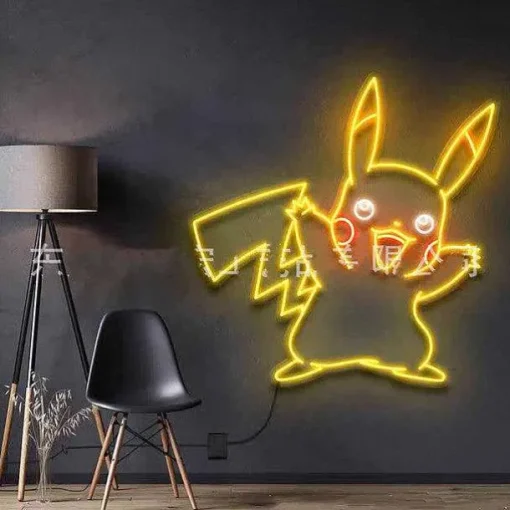 Pkm.store Pokemon Lampen & Nachtlichter-Pokemon Led Neonlicht Wandlampe