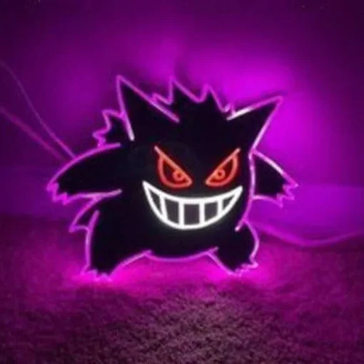 Pkm.store Pokemon Lampen & Nachtlichter-Pokemon Led Neonlicht Wandlampe