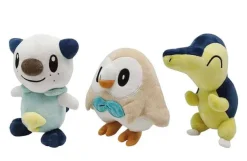 Pkm.store Pokemon Kuscheltiere-Pokemon Legenden Arceus Starter Pokemon (Feurigel, Ottaro Oder Bauz) Als Kuscheltiere
