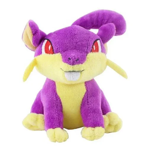 Pkm.store Pokemon Kuscheltiere-Pokemon Lickitung, Kangaskhan, Gastly, Rattata Pluschtier Pokemon (Ca. 13Cm)
