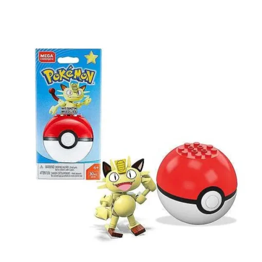Pkm.store Pokeball & Pokebälle-Pokemon Mega Construx Bauset Mit Figur Und Pokeball