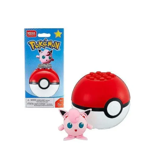 Pkm.store Pokeball & Pokebälle-Pokemon Mega Construx Bauset Mit Figur Und Pokeball