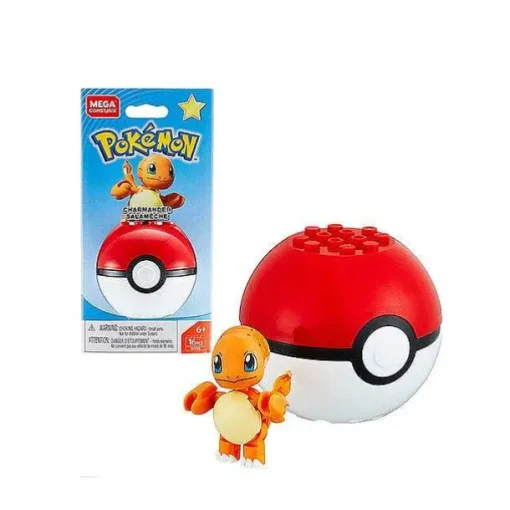 Pkm.store Pokeball & Pokebälle-Pokemon Mega Construx Bauset Mit Figur Und Pokeball
