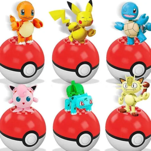 Pkm.store Pokeball & Pokebälle-Pokemon Mega Construx Bauset Mit Figur Und Pokeball