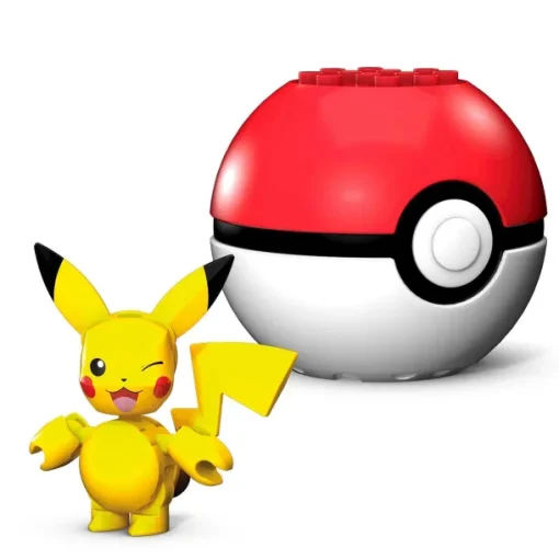 Pkm.store Pokeball & Pokebälle-Pokemon Mega Construx Bauset Mit Figur Und Pokeball