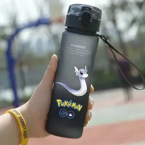 Pkm.store Sommer-Pokemon 560Ml Trinkflasche Fur Sport, Schule, Sommer