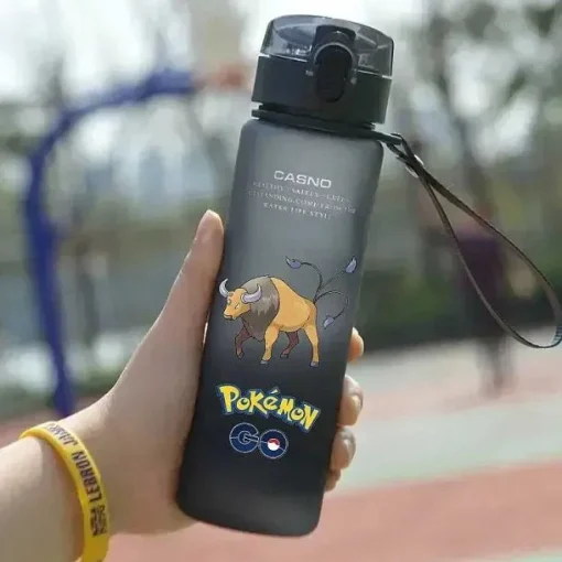 Pkm.store Sommer-Pokemon 560Ml Trinkflasche Fur Sport, Schule, Sommer