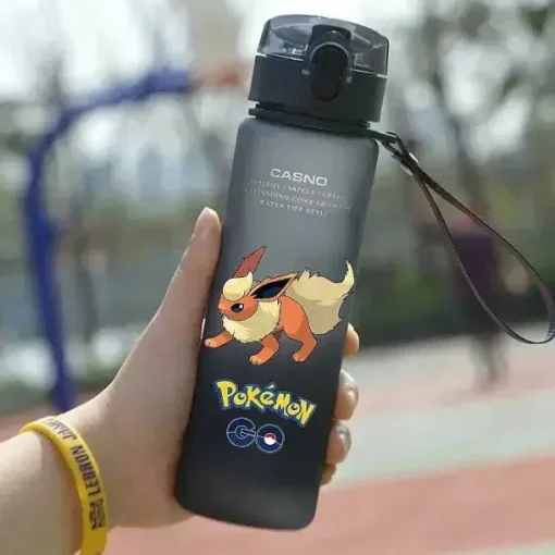 Pkm.store Sommer-Pokemon 560Ml Trinkflasche Fur Sport, Schule, Sommer