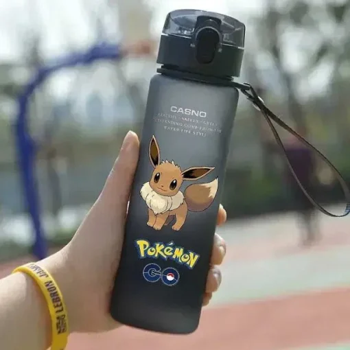 Pkm.store Sommer-Pokemon 560Ml Trinkflasche Fur Sport, Schule, Sommer