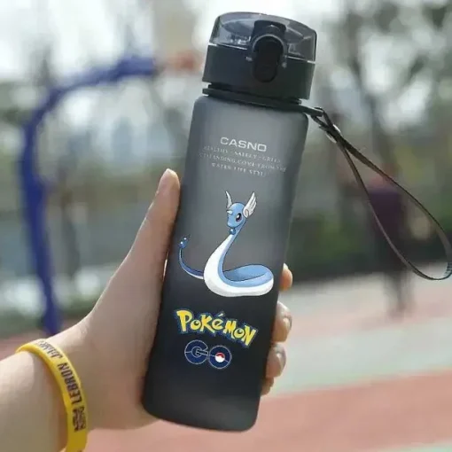Pkm.store Sommer-Pokemon 560Ml Trinkflasche Fur Sport, Schule, Sommer