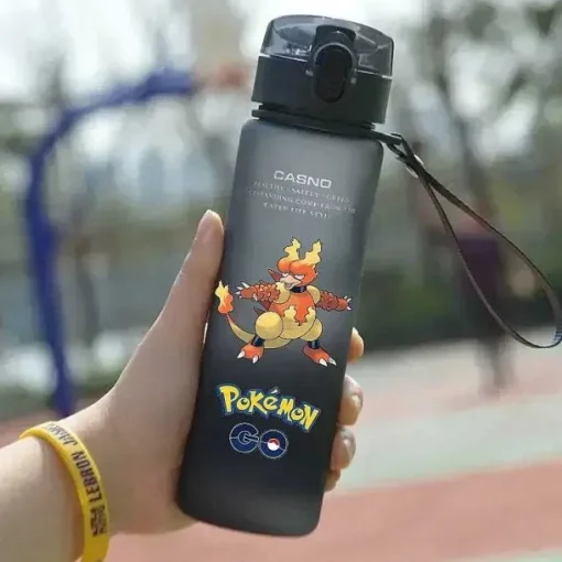 Pkm.store Sommer-Pokemon 560Ml Trinkflasche Fur Sport, Schule, Sommer