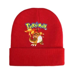 Pkm.store Herbst & Winter-Pokemon Mützen Im Roten Winter Look - Viele Motive