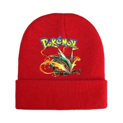 Pkm.store Herbst & Winter-Pokemon Mützen Im Roten Winter Look - Viele Motive