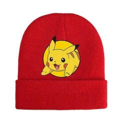 Pkm.store Herbst & Winter-Pokemon Mützen Im Roten Winter Look - Viele Motive