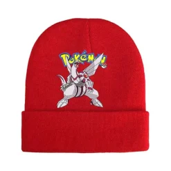 Pkm.store Herbst & Winter-Pokemon Mützen Im Roten Winter Look - Viele Motive
