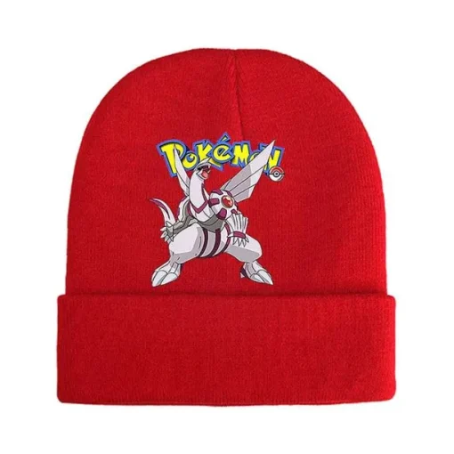 Pkm.store Herbst & Winter-Pokemon Mützen Im Roten Winter Look - Viele Motive
