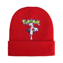 Pkm.store Pokemon Mützen & Caps-Pokemon Mützen Im Roten Winter Look - Viele Motive