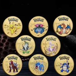 Pkm.store Sonstiges Merchandise-Pokemon Munzen Im Set (8 Stk.)