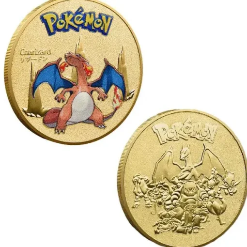 Pkm.store Sonstiges Merchandise-Pokemon Munzen Mit Verschiedenen Pokemon Mewtu, Quajutsu, Pikachu Mew, Genesect U. A.
