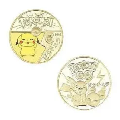 Pkm.store Sonstiges Merchandise-Pokemon Munzen Mit Verschiedenen Pokemon Mewtu, Quajutsu, Pikachu Mew, Genesect U. A.