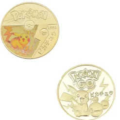 Pkm.store Sonstiges Merchandise-Pokemon Munzen Mit Verschiedenen Pokemon Mewtu, Quajutsu, Pikachu Mew, Genesect U. A.