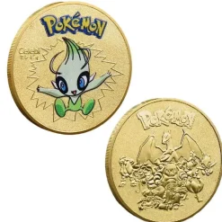 Pkm.store Sonstiges Merchandise-Pokemon Munzen Mit Verschiedenen Pokemon Mewtu, Quajutsu, Pikachu Mew, Genesect U. A.