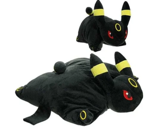 Pkm.store Pokemon Kuscheltiere-Pokemon Nachtara Umbreon, Relaxo Snorlax Oder Mimigma Mimikyu Kissen (Ca. 40X33Cm)