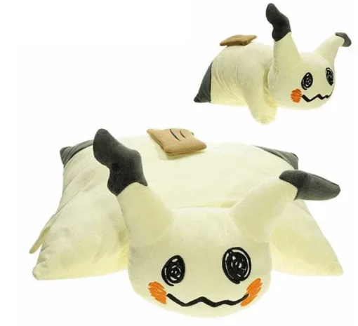 Pkm.store Pokemon Kuscheltiere-Pokemon Nachtara Umbreon, Relaxo Snorlax Oder Mimigma Mimikyu Kissen (Ca. 40X33Cm)