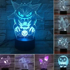 Pkm.store Pokemon Lampen & Nachtlichter-Pokemon Nachtlicht Viele Motive