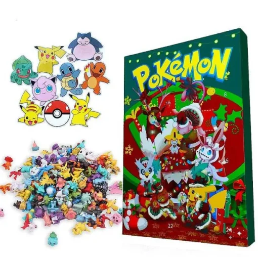 Pkm.store Herbst & Winter-Pokemon Pikachu Adventskalender (Verschiedene Motive)